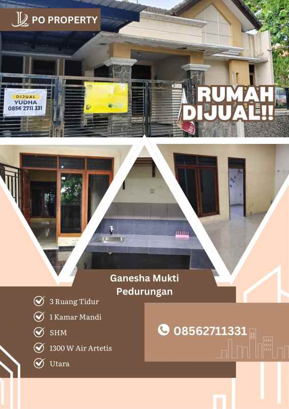 dijual rumah ganesha pedurungan