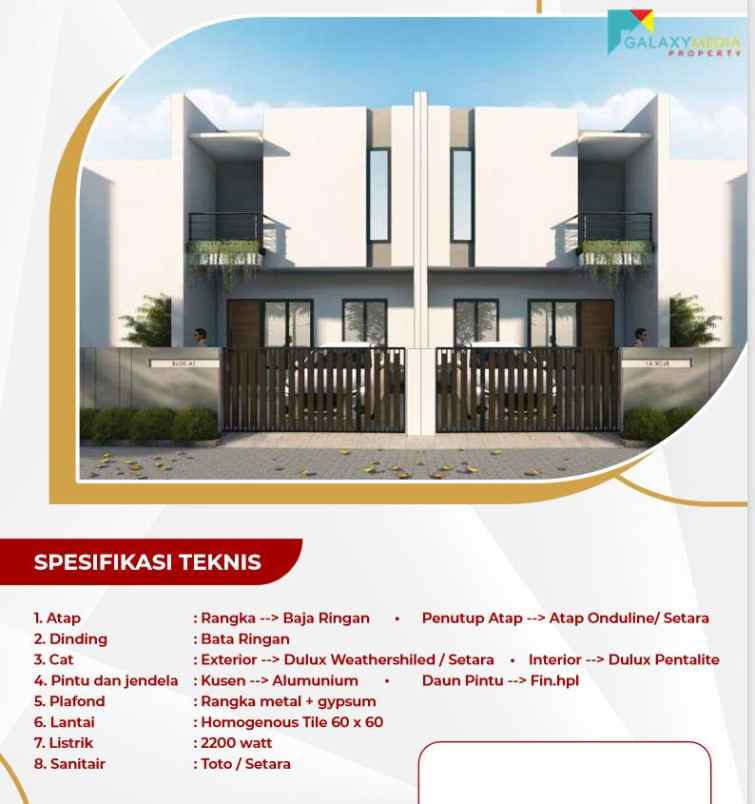 dijual rumah harapan jaya