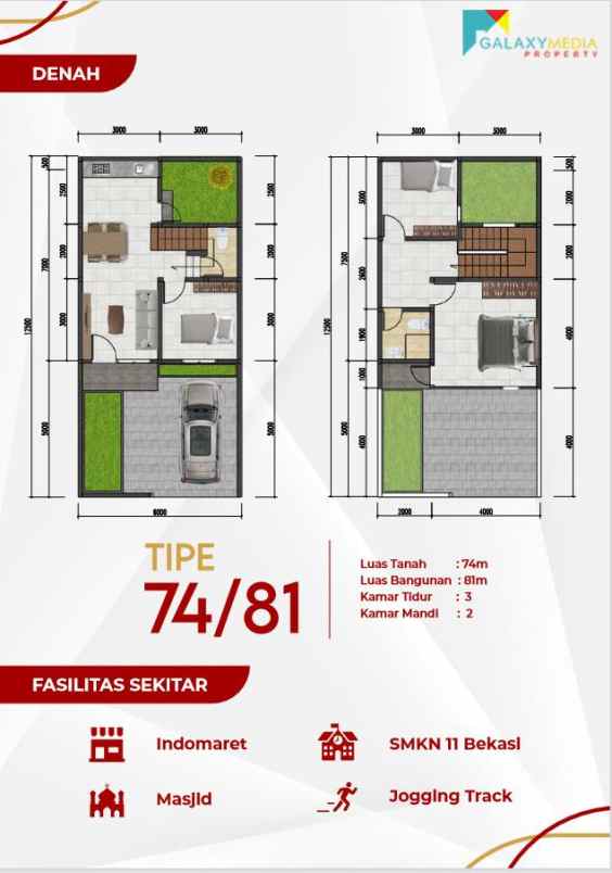 dijual rumah harapan jaya