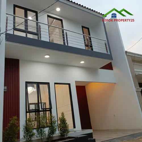 dijual rumah industrial modern di sawangan depok