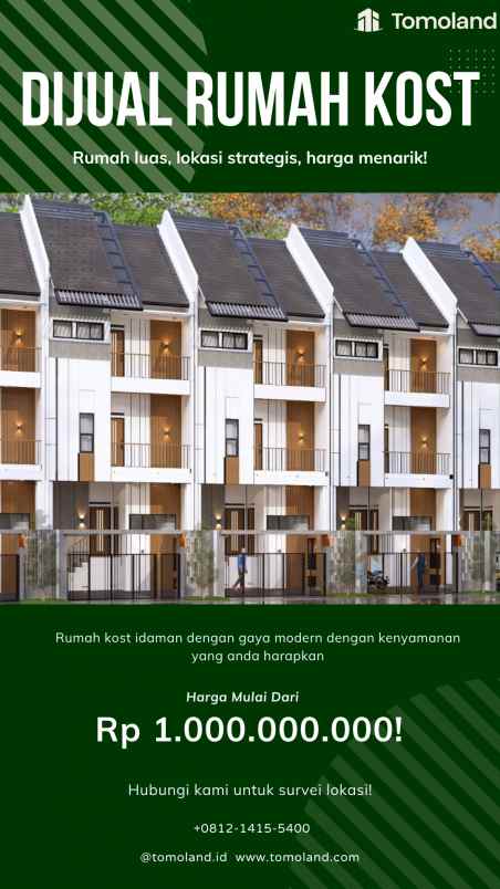 dijual rumah jl chili joyogrand blok