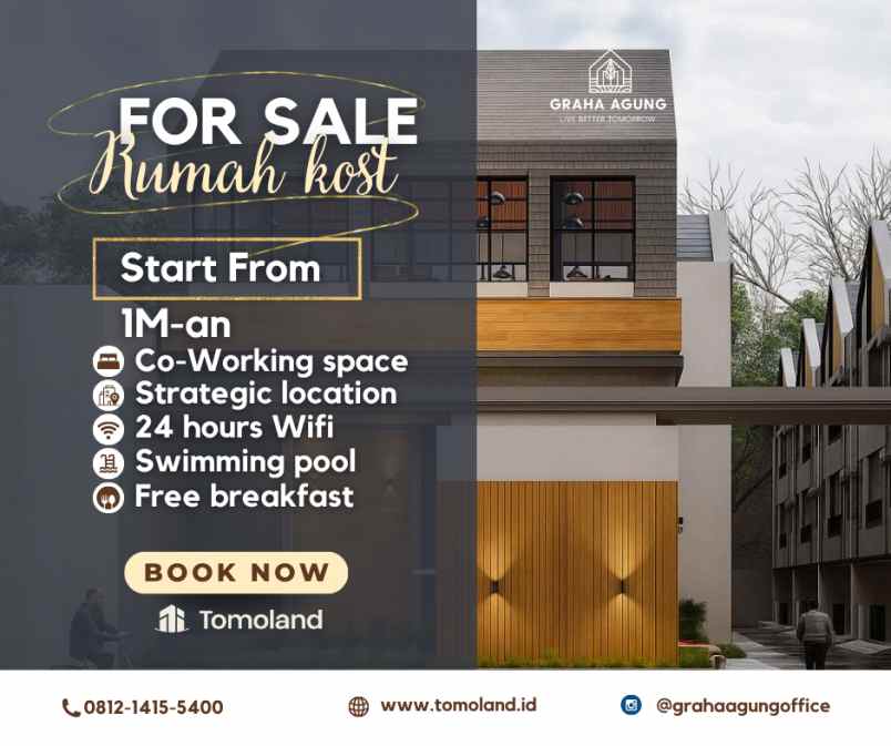 dijual rumah jl chili joyogrand blok