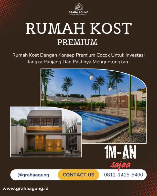 dijual rumah jl chili joyogrand no 1