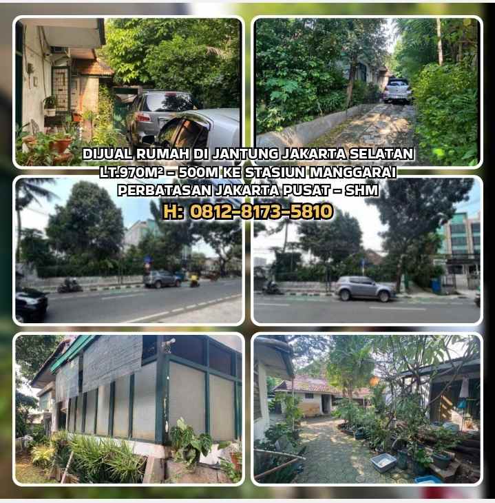 dijual rumah jl dr saharjo 39 jakarta