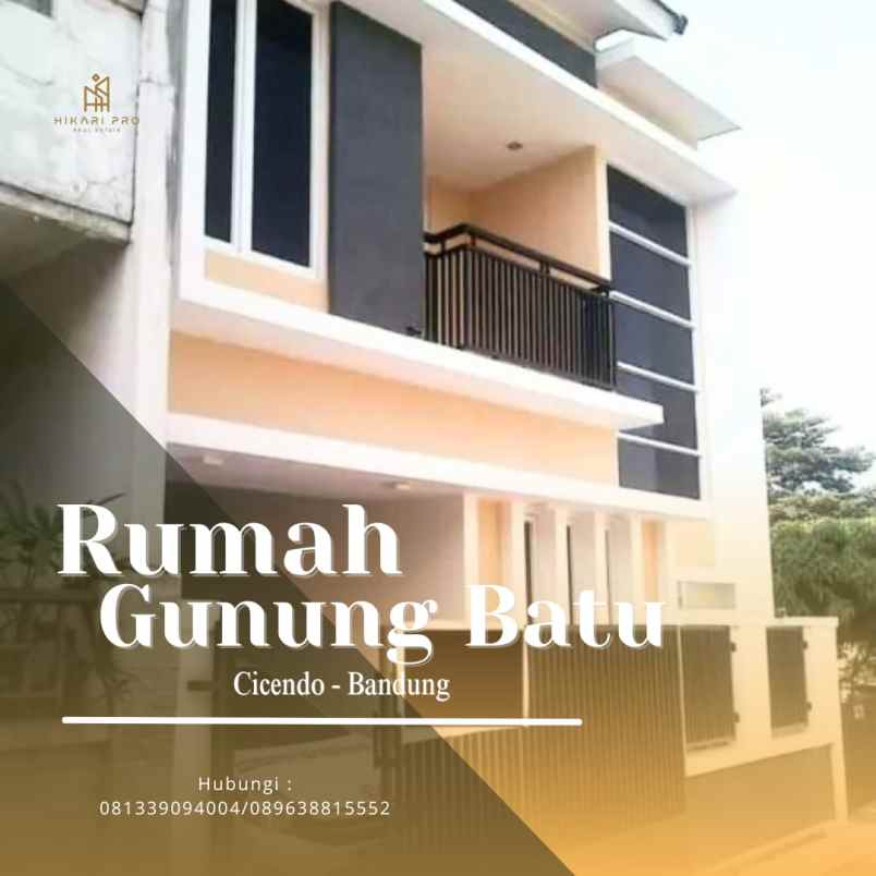 dijual rumah jl gunung batu kel