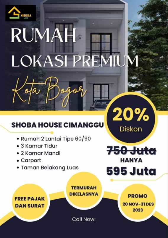 dijual rumah jl kedung waringin