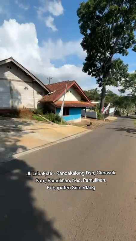 dijual rumah jl lebakjati rancakalong