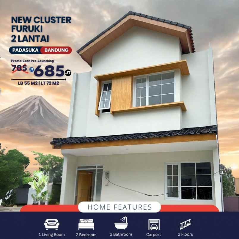 dijual rumah jl pasir luhur padasuka