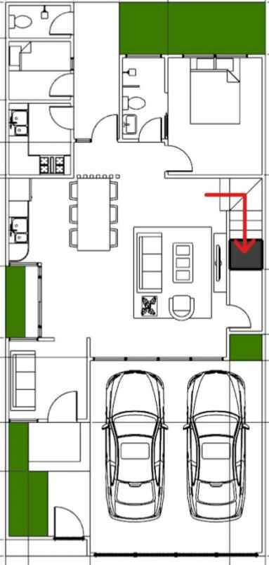 dijual rumah nginden intan