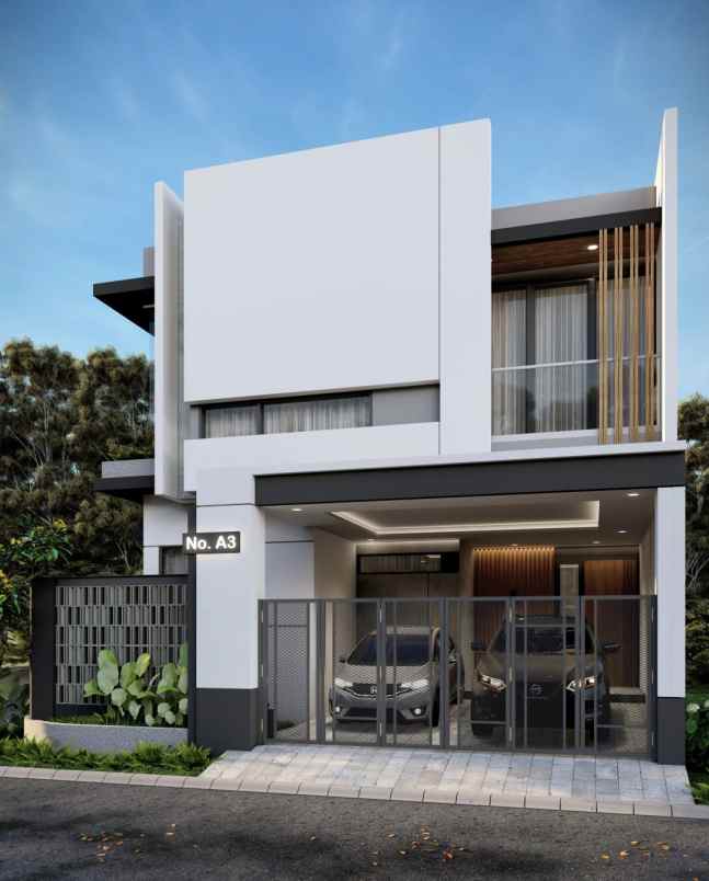 dijual rumah perumahan darmo permai selatan