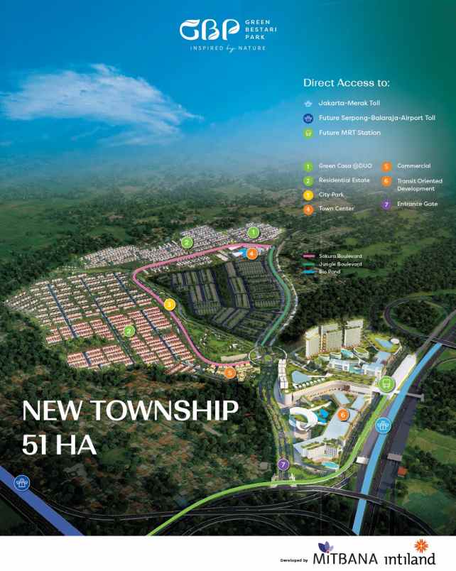 dijual rumah talaga bestari cluster