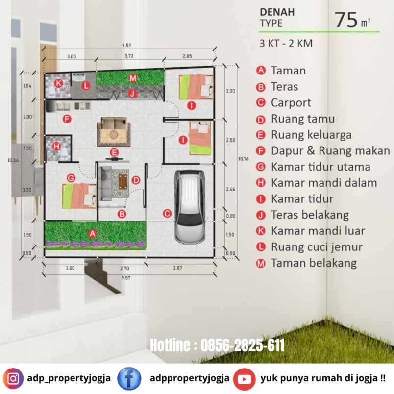 dijual rumah warak sumberadi mlati sleman