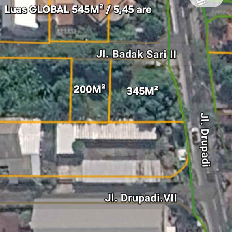 dijual tanah drupadi renon