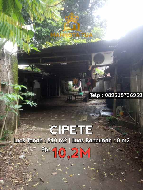 dijual tanah gandaria cipete