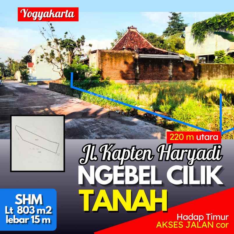 dijual tanah gg teratai no 16a