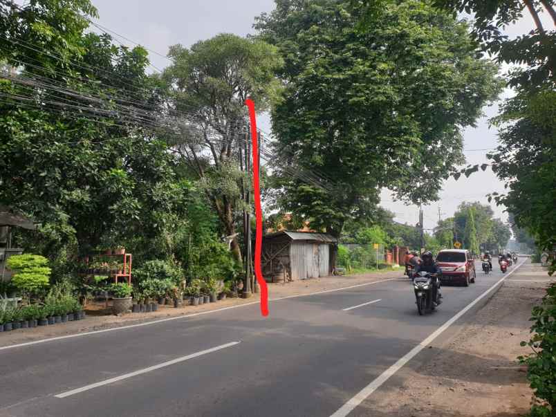dijual tanah jalan raya pacet