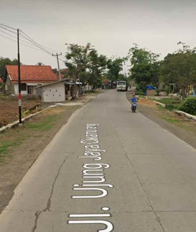 dijual tanah jalan raya ujungjaya