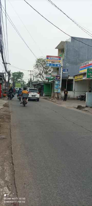 dijual tanah jl bojong menteng kemuning