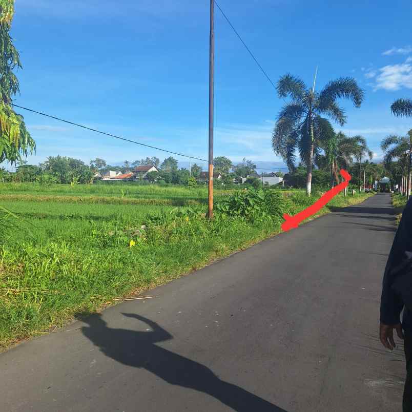 dijual tanah jl krandon wedomartani