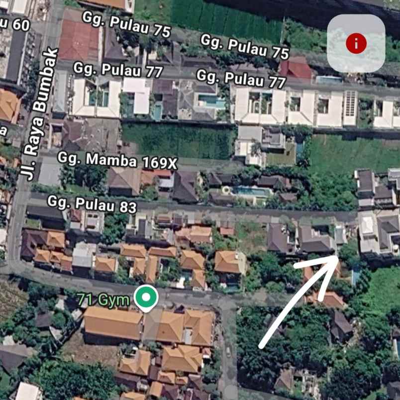 dijual tanah jl raya bumbak
