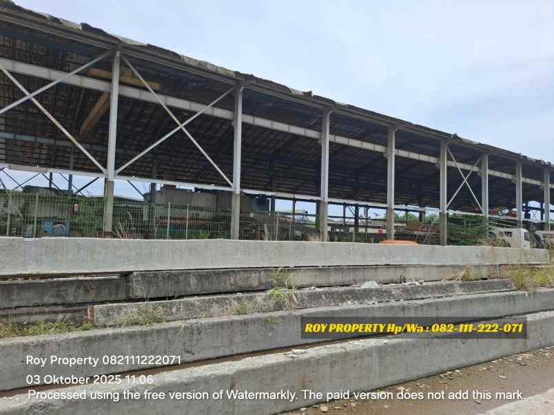 dijual tanah jl raya cakung cilincing