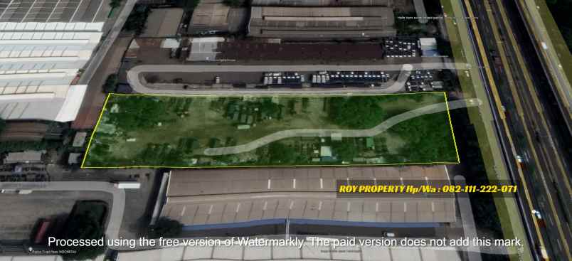 dijual tanah jl yos sudarso sungai