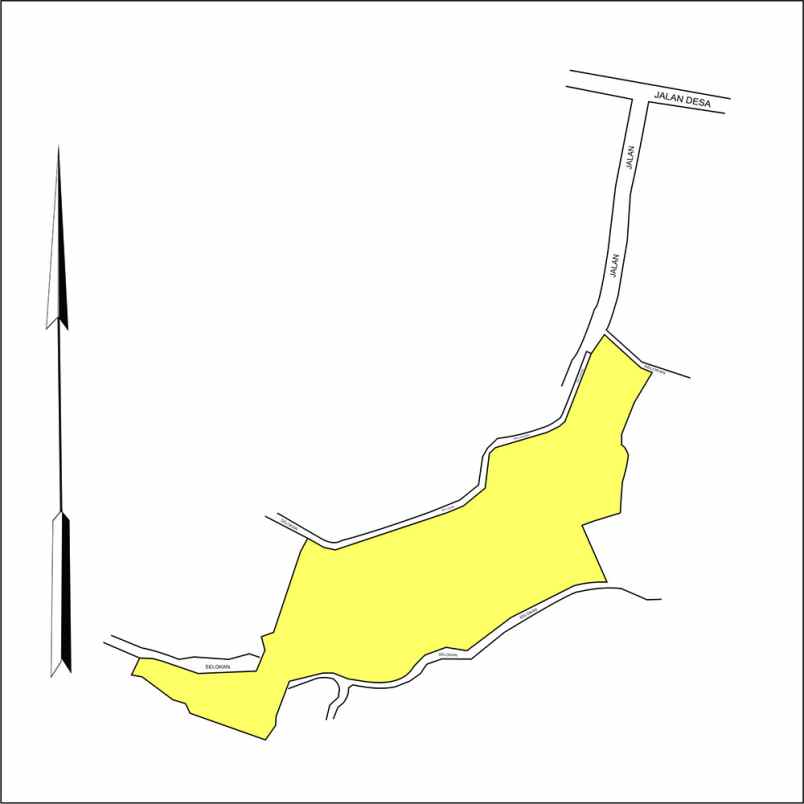 dijual tanah kampung tambakan