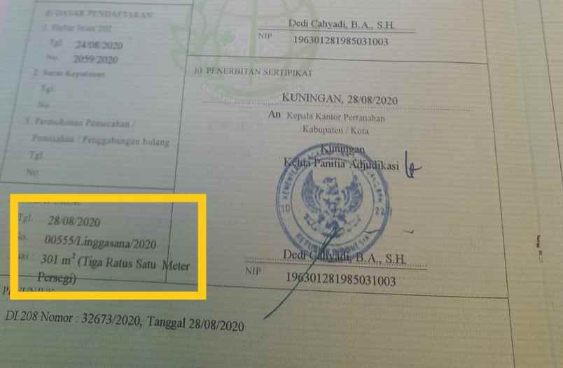 dijual tanah linggasana linggarjati