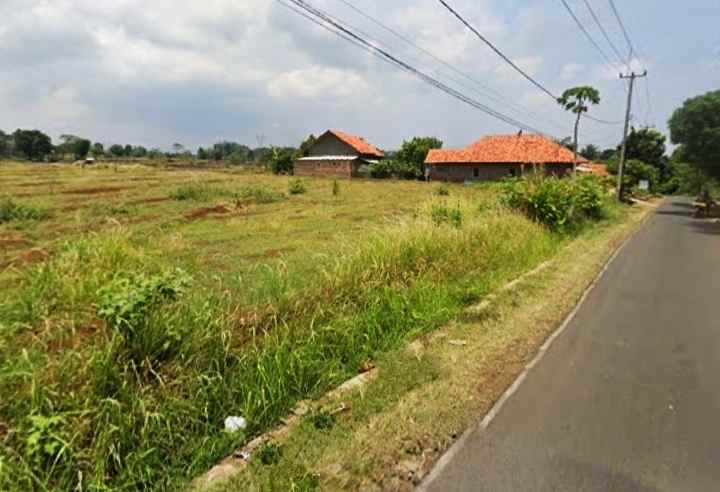 dijual tanah pinggir jl desa v