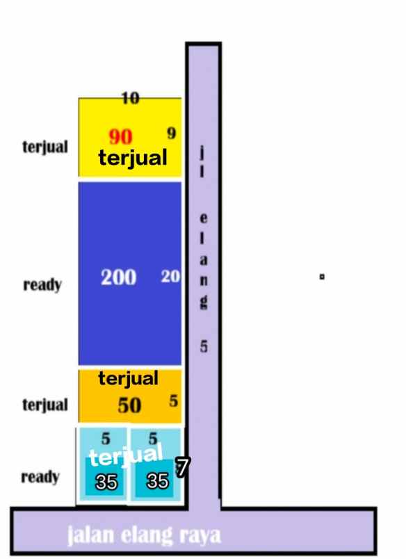dijual tanah pondok aren