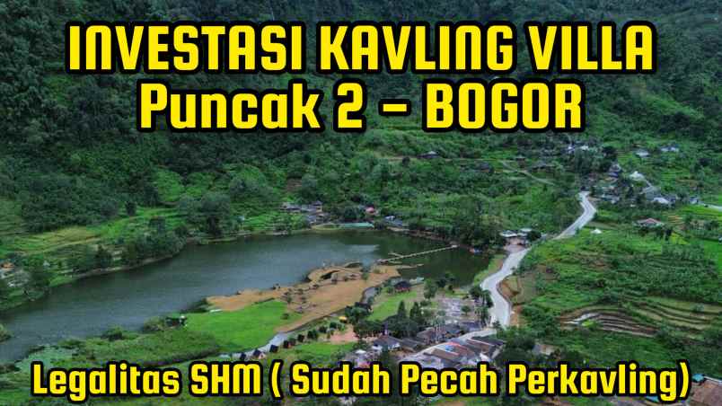 dijual tanah puncak 2 bogor