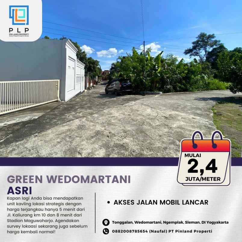 dijual tanah tonggalan wedomartani