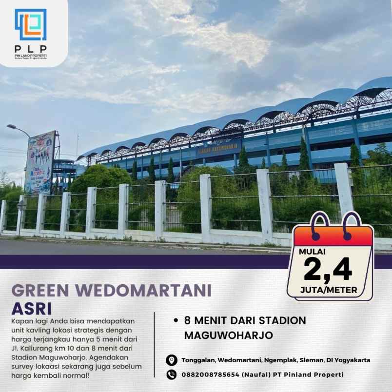 dijual tanah tonggalan wedomartani