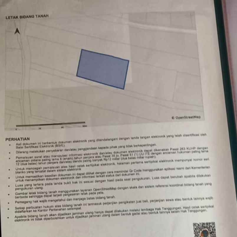 disewakan tanah kedampang