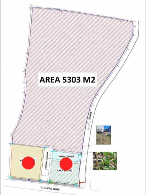 disewakan tanah tukad bilok