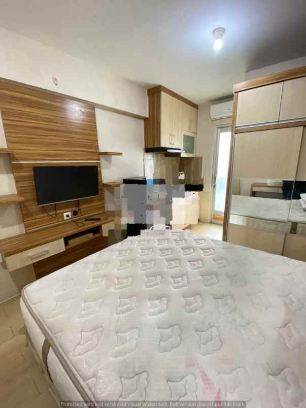 jual apartemen studio furnished green bay pluit