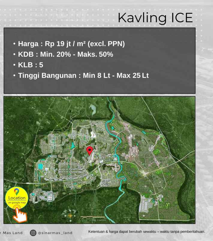 jual kavling komersial di bsd city