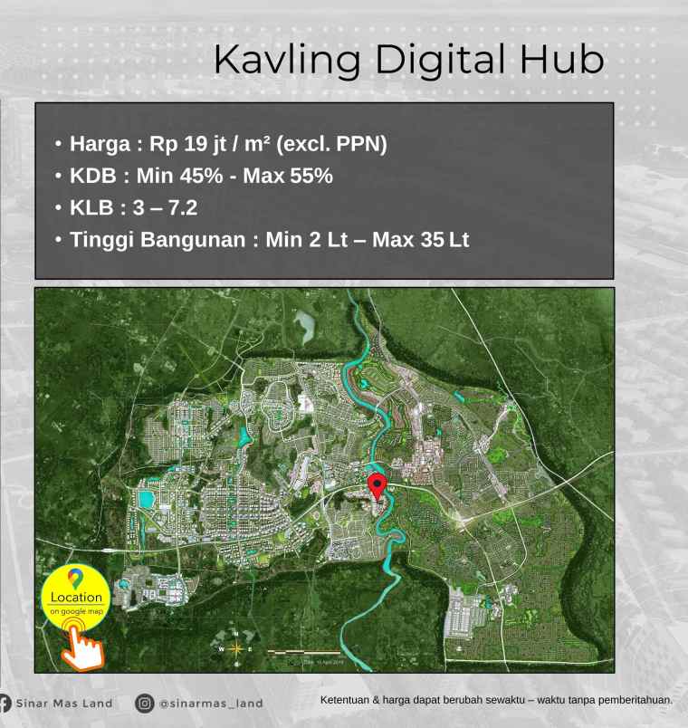 jual kavling komersial di bsd city