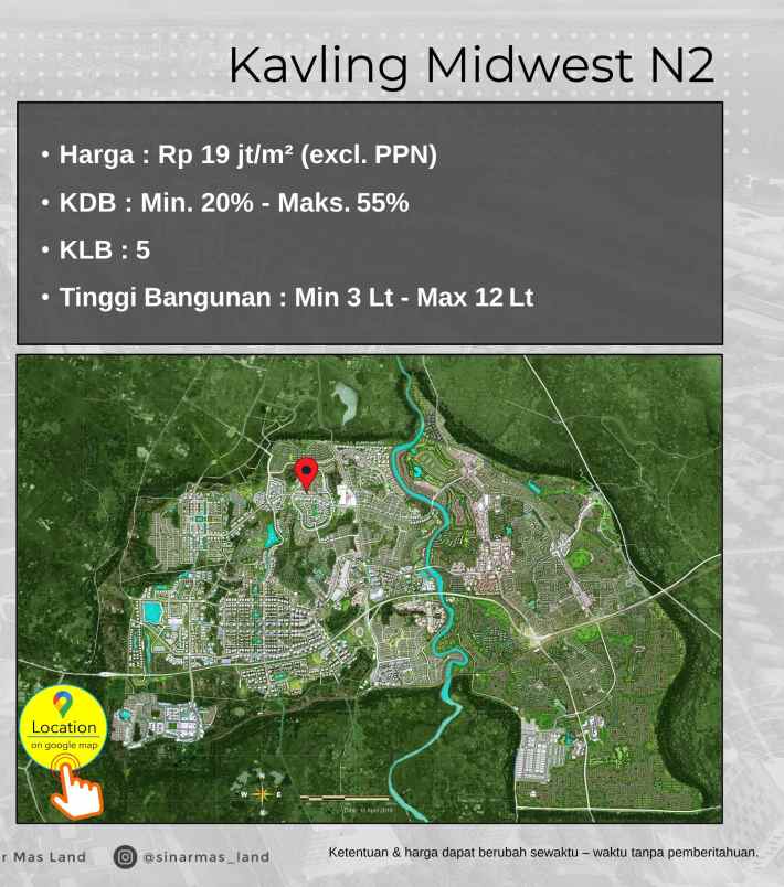 jual kavling komersial di bsd city