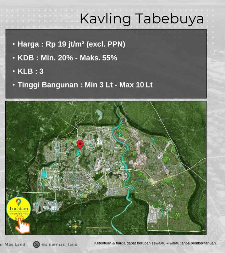 jual kavling komersial di bsd city