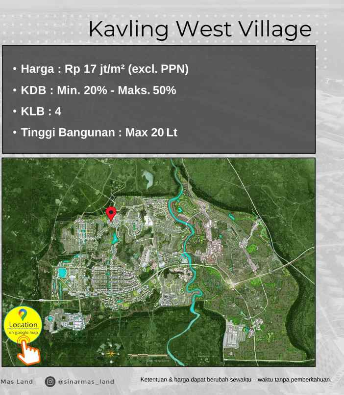 jual kavling komersial di bsd city