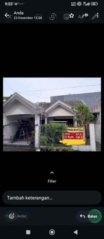 jual rumah ketintang surabaya