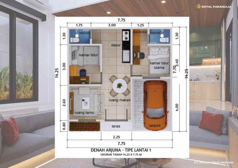 jual rumah royal paramulia villa palagan