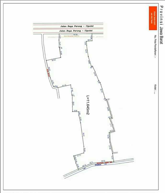 jual tanah komersil 1 1 hektaran dibawah njop