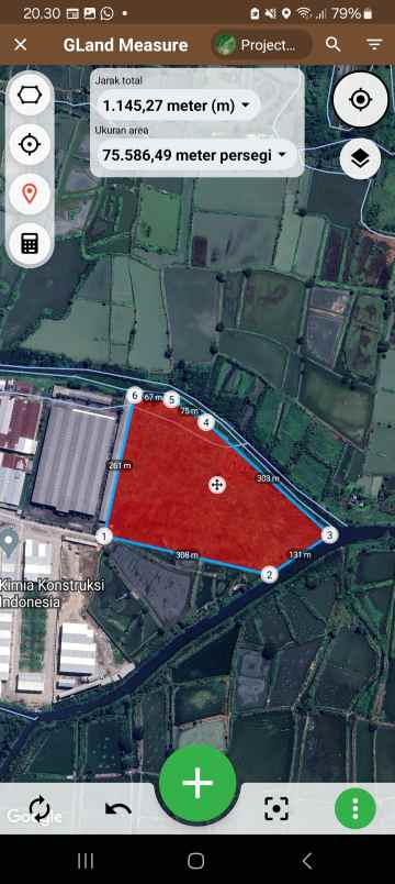 lahan plot industri pergudangan tambak sawah full uruk