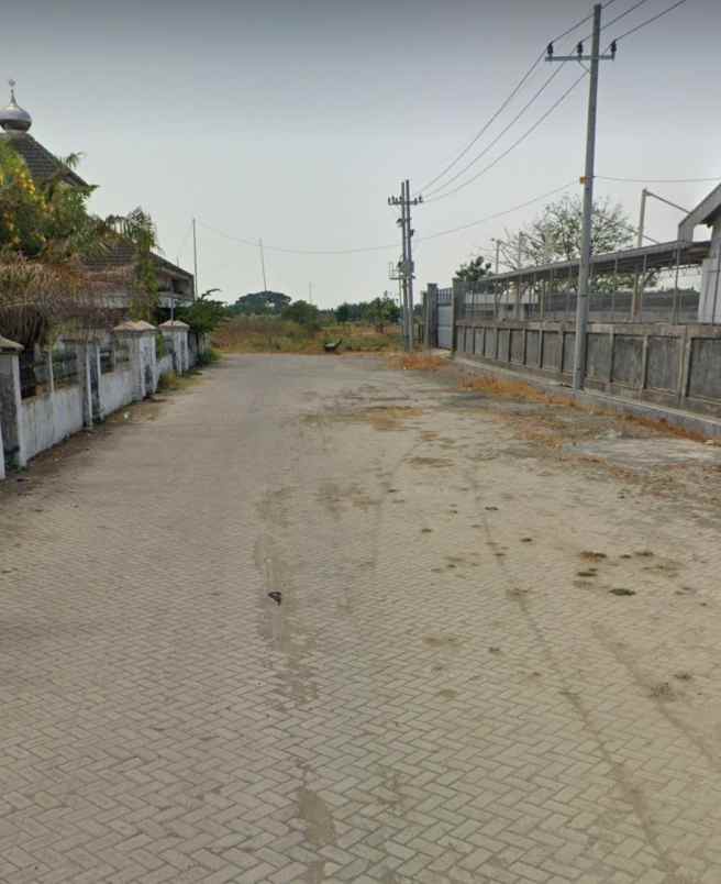 lahan plot industri pergudangan tambak sawah full uruk