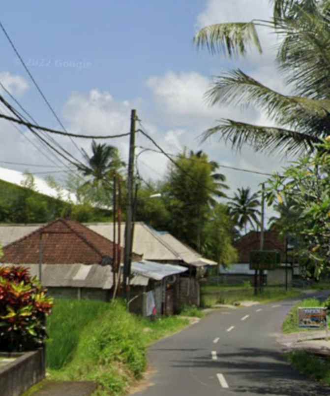 land for leasehold in main road tirta tawar ubud bali