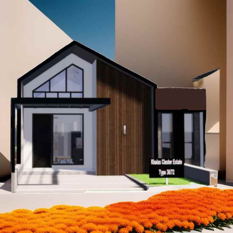 minimalis rumah cluster khalas estate