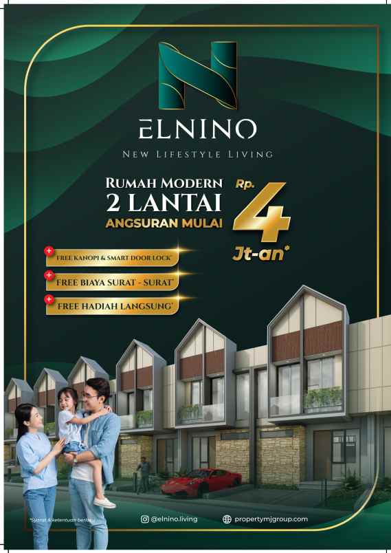 rumah 2 lantai pasar kemis tangerang elnino living