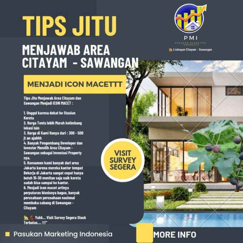 rumah baru di depok dekat stasiun kereta citayam